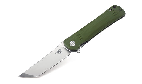 BESTECH KENDO BG06B-1 Army Green G10 Handle 3.5" D2 Blade