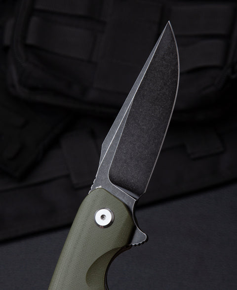 BESTECH ARCTIC BG33B-2 G10 Handle: 3.54" D2 Blade