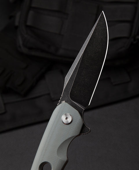 BESTECH ARCTIC BG33C-2 G10 Handle: 3.54" D2 Blade
