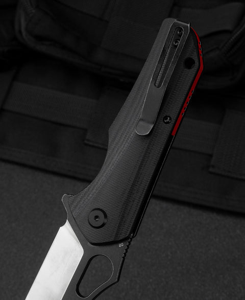BESTECH OPERATOR Black G10 Handle: 3.47" D2 Blade BG36A