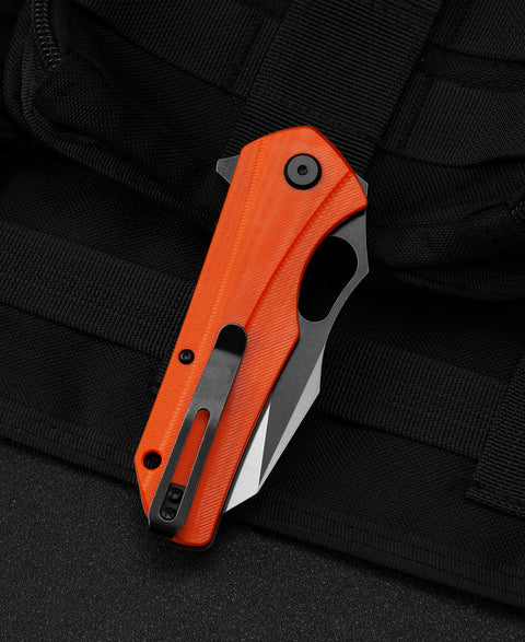 BESTECH OPERATOR Orange G10 Handle: 3.47" D2 Blade BG36D