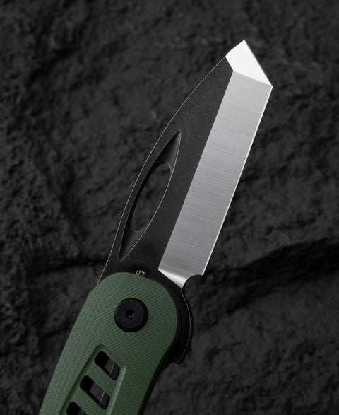 BESTECH EXPLORER Green G10 Handle: 2.87" D2 Blade BG37B