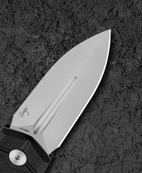 BESTECH QUQU BG57A-1 G10 Handle 2.20" 14C28N Blade
