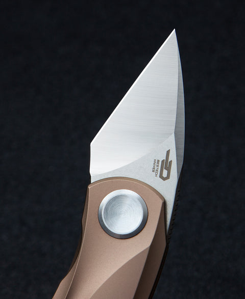 BESTECH TULIP BT1913D Titanium Handle: 1.34" M390 Blade