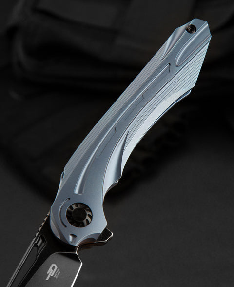 BESTECH WIBRA BT2001C Titanium Handle: 3.43" M390 Blade