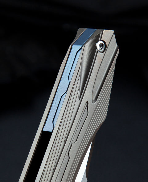 BESTECH WIBRA BT2001D Titanium Handle: 3.43" M390 Blade