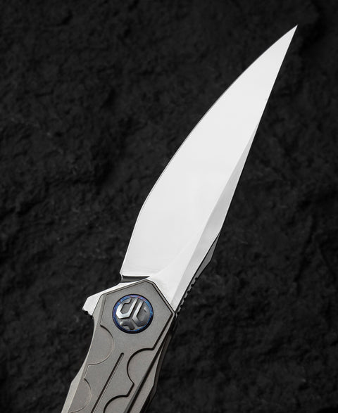BESTECH  SAMARI BT2009E Titanium Handle: 3.82" M390 Blade