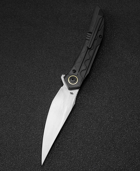 BESTECH SAMARI BT2009F Titanium Handle: 3.82" M390 Blade