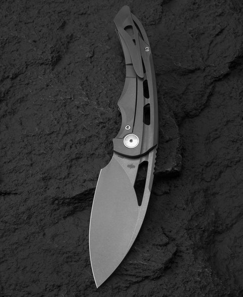 BESTECH FAIRCHILD BT2202B Titanium Handle: 3.97" S35VN Blade