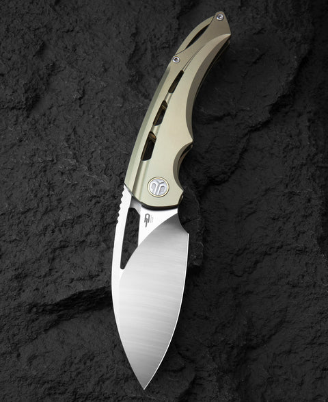 BESTECH FAIRCHILD BT2202D Titanium Handle: 3.97" S35VN Blade