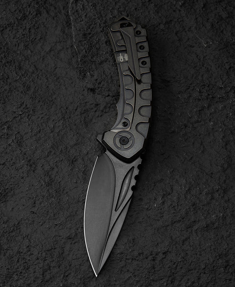 BESTECH BUWAYA BT2203C Tianium Handle: 3.54" M390 Blade