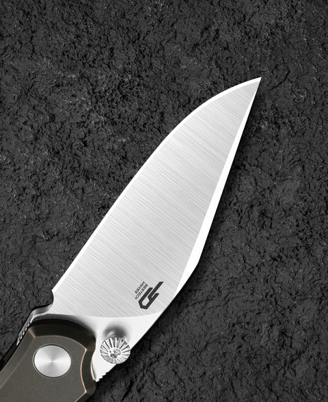 BESTECH ICARUS BT2302A Titanium Handle: 2.65" M390 Blade