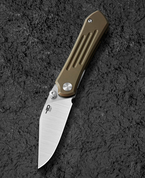 BESTECH ICARUS BT2302F Titanium Handle: 2.65" M390 Blade
