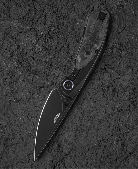 BESTECH LITO BT2307D Titanium+Carbon Fiber Inlay Handle: 2.48" M390 Blade