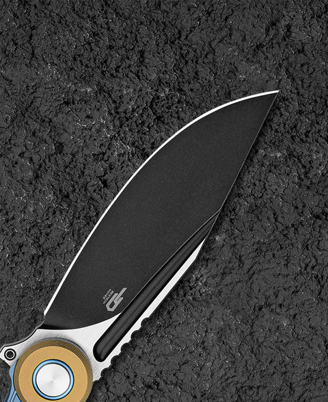 BESTECH SERAPH BT2403D 3.66" M390 Blade Titanium Handle