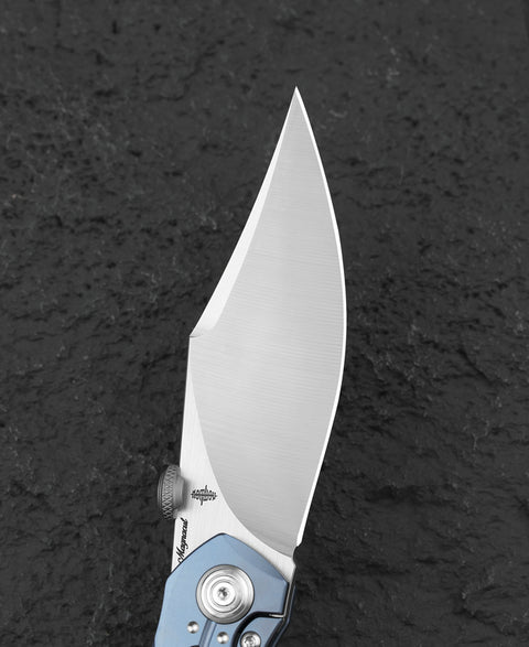 BESTECH RAZON BT2406A 3.87" Magnacut Blade Titanium Handle