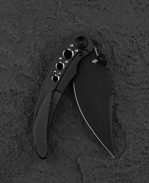 BESTECH RAZON BT2406B 3.87" Magnacut Blade Titanium Handle