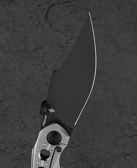 BESTECH RAZON BT2406C 3.87" Magnacut Blade Titanium Handle