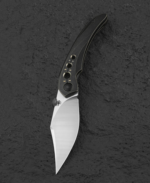 BESTECH RAZON BT2406D 3.87" Magnacut Blade Titanium Handle