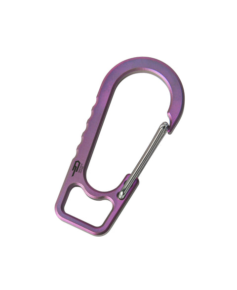BESTECH SCRIBE BM16C Titanium Pen with Carabiner, Purple