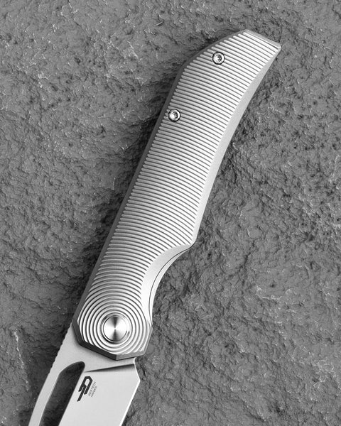 BESTECH TAIPAN BT2503A Titanium Handle: 3.728'' MagnaCut Blade