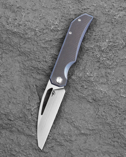 BESTECH TAIPAN BT2503D Titanium Handle: 3.728'' MagnaCut Blade