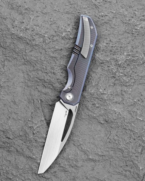 BESTECH TAIPAN BT2503D Titanium Handle: 3.728'' MagnaCut Blade