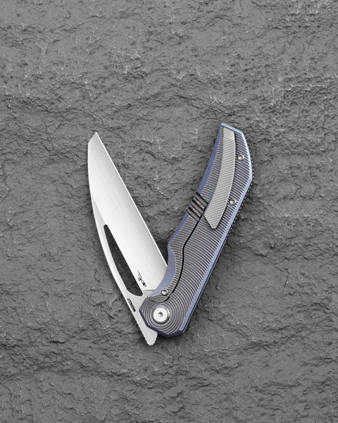 BESTECH TAIPAN BT2503D Titanium Handle: 3.728'' MagnaCut Blade