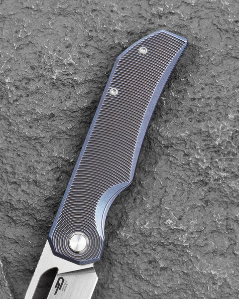 BESTECH TAIPAN BT2503D Titanium Handle: 3.728'' MagnaCut Blade
