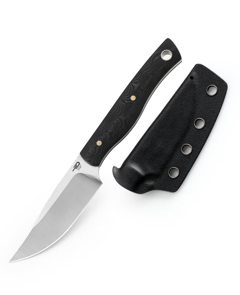 BESTECH HEIDIBLACKSMITH#1 BFK01D Carbon Fiber Handle 3.15" D2 Blade