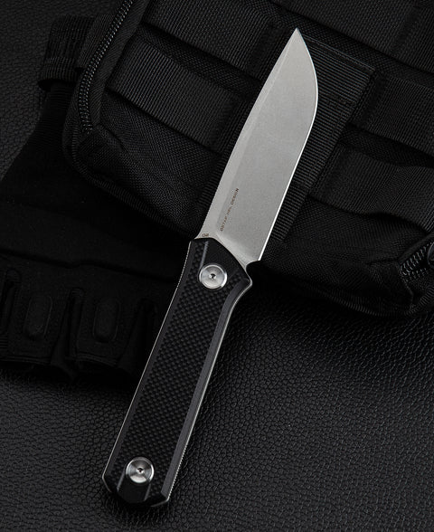 BESTECH HEDRON BFK02A G10 Handle 3.76" D2 Blade