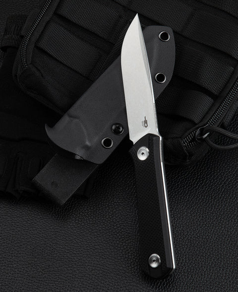 BESTECH HEDRON BFK02A G10 Handle 3.76" D2 Blade