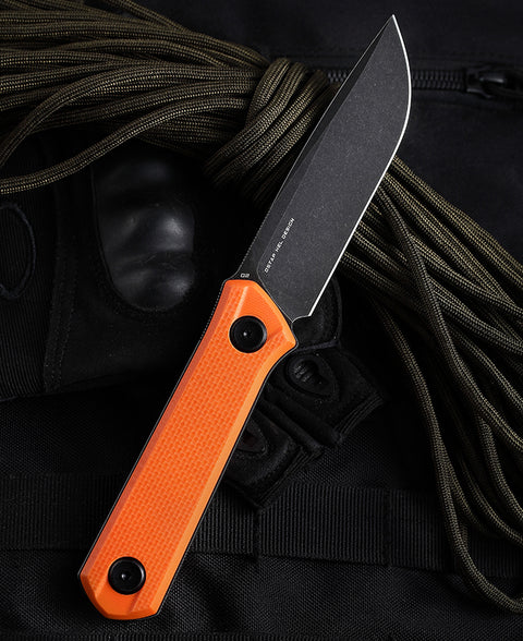 BESTECH HEDRON BFK02C G10 Handle 3.76" D2 Blade