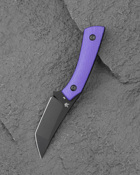 BESTECH STEP BFK06C 3.193'' D2 Blade Purple G10 Handle with Kydex Sheath