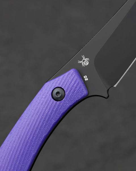 BESTECH STEP BFK06C 3.193'' D2 Blade Purple G10 Handle with Kydex Sheath