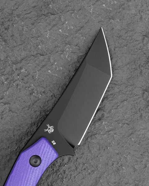 BESTECH STEP BFK06C 3.193'' D2 Blade Purple G10 Handle with Kydex Sheath