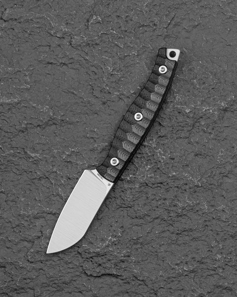 BESTECH HEIDIBLACKSMITH#3 BFK07A Black G10 Handle 2.31" 14C28N Blade