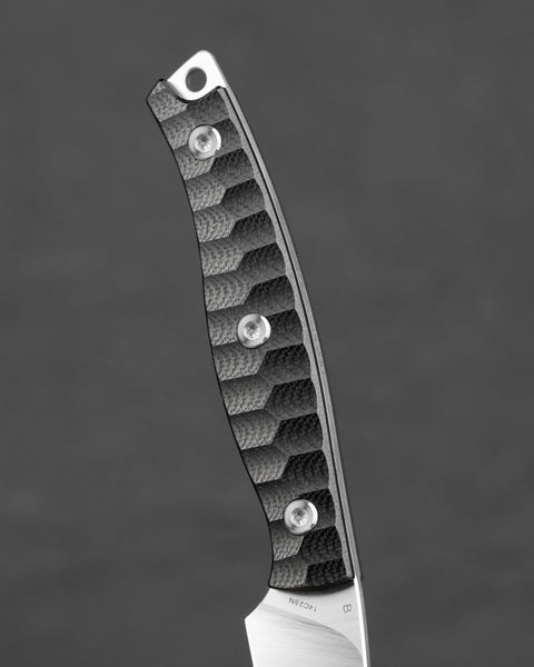 BESTECH HEIDIBLACKSMITH#3 BFK07A Black G10 Handle 2.31" 14C28N Blade