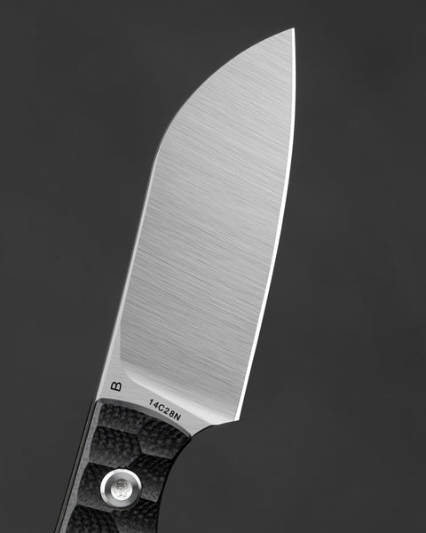 BESTECH HEIDIBLACKSMITH#3 BFK07A Black G10 Handle 2.31" 14C28N Blade