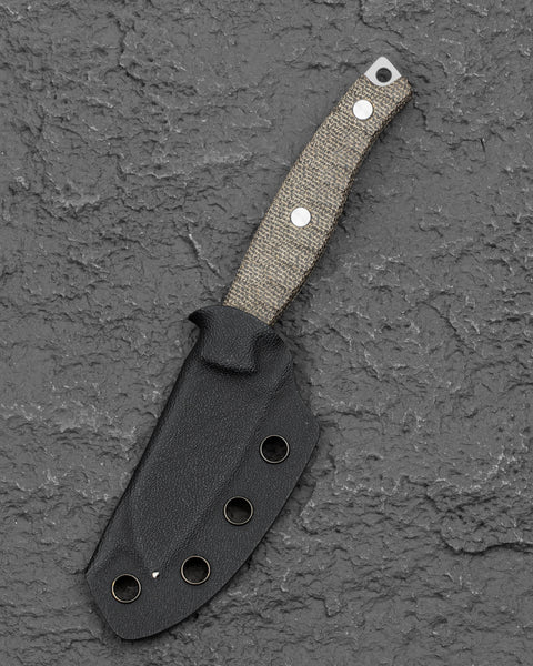 BESTECH HEIDIBLACKSMITH#3 BFK07C Green Micarta Handle 2.31" 14C28N Blade