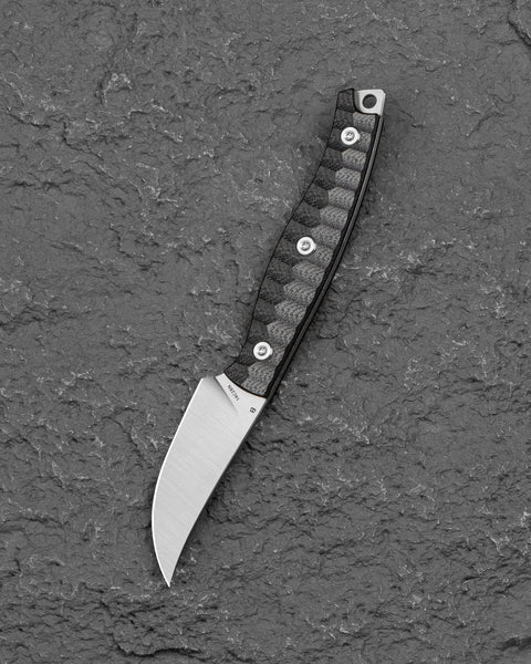 BESTECH HEIDIBLACKSMITH#3 BFK08A Black G10 Handle 2.31" 14C28N Blade