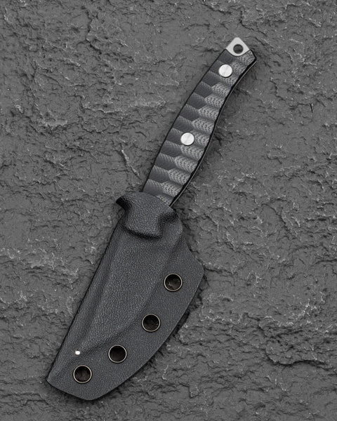 BESTECH HEIDIBLACKSMITH#3 BFK08A Black G10 Handle 2.31" 14C28N Blade