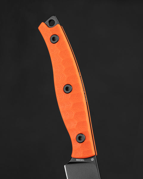 BESTECH HEIDIBLACKSMITH#3 BFK08B Orange G10 Handle 2.31" 14C28N Blade