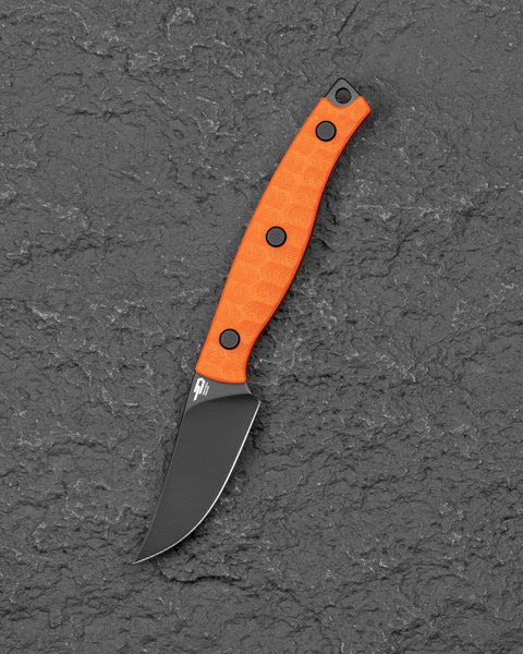 BESTECH HEIDIBLACKSMITH#3 BFK08B Orange G10 Handle 2.31" 14C28N Blade