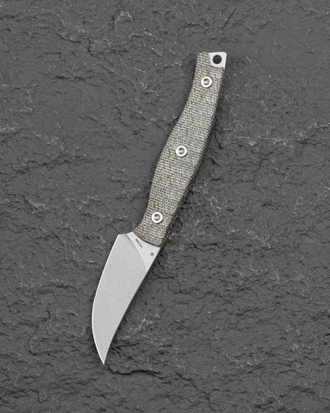 BESTECH HEIDIBLACKSMITH#3 BFK08C Green Micarta Handle 2.31" 14C28N Blade