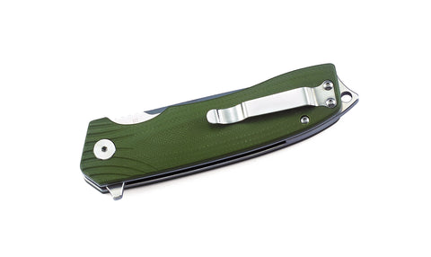 BESTECH LION BG01B Army Green G10 Handle 3.47" D2 Blade
