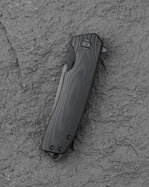 BESTECH LION BG01D Black G10 Handle 3.47" D2 Blade
