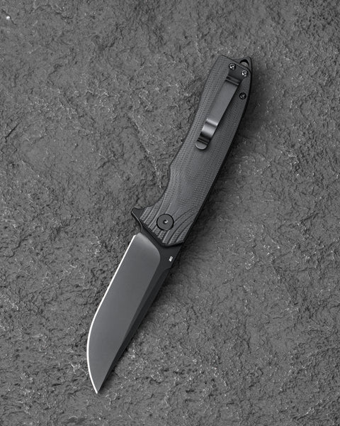 BESTECH LION BG01D Black G10 Handle 3.47" D2 Blade