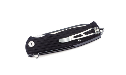 BESTECH GRAMPUS BG02A Black G10 Handle 3.47" D2 Blade