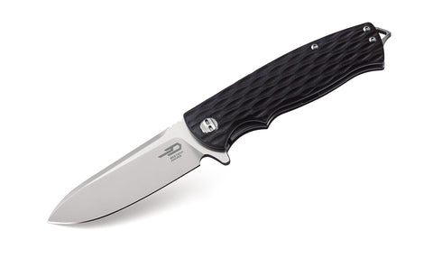 BESTECH GRAMPUS BG02A Black G10 Handle 3.47" D2 Blade